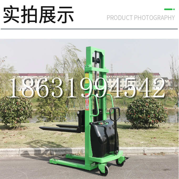 西充县电动叉车堆高车液压铲车电瓶1吨2吨站驾步行式小型全自动叉车